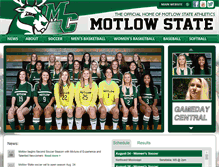 Tablet Screenshot of motlowsports.com